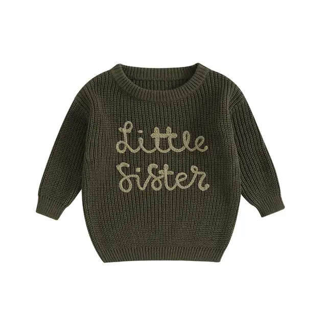 BIG SISTER/LITTLE SISTER Knitted Sweater