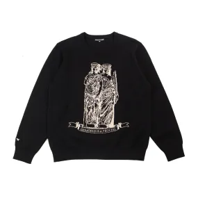 Birdseye Statue Crewneck Sweater (Black)