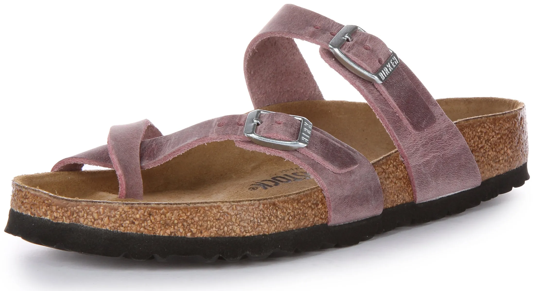 Birkenstock Mayari Oiled Leather In Lavender For Women | Regular/Wide Fit