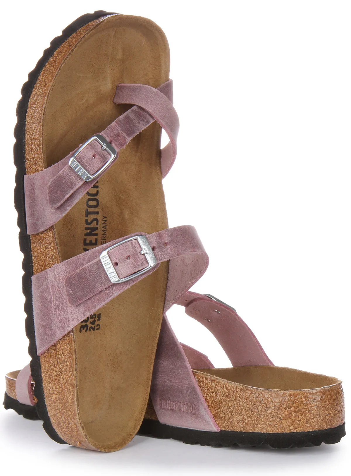 Birkenstock Mayari Oiled Leather In Lavender For Women | Regular/Wide Fit