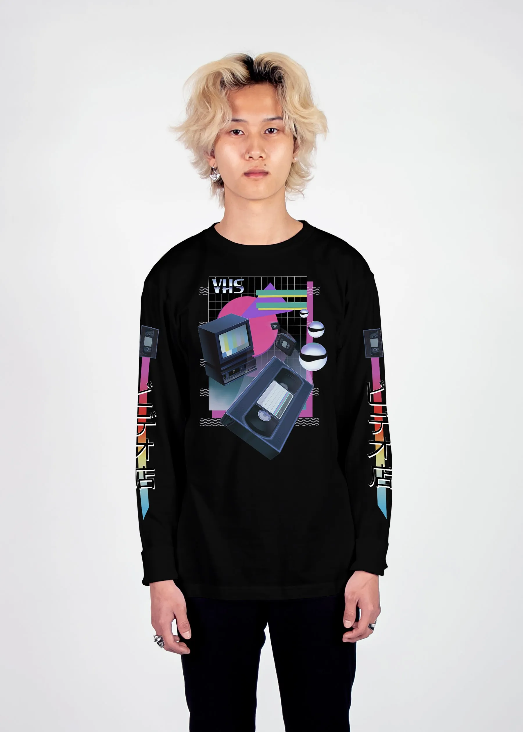 Blank Tape Long Sleeve Tee