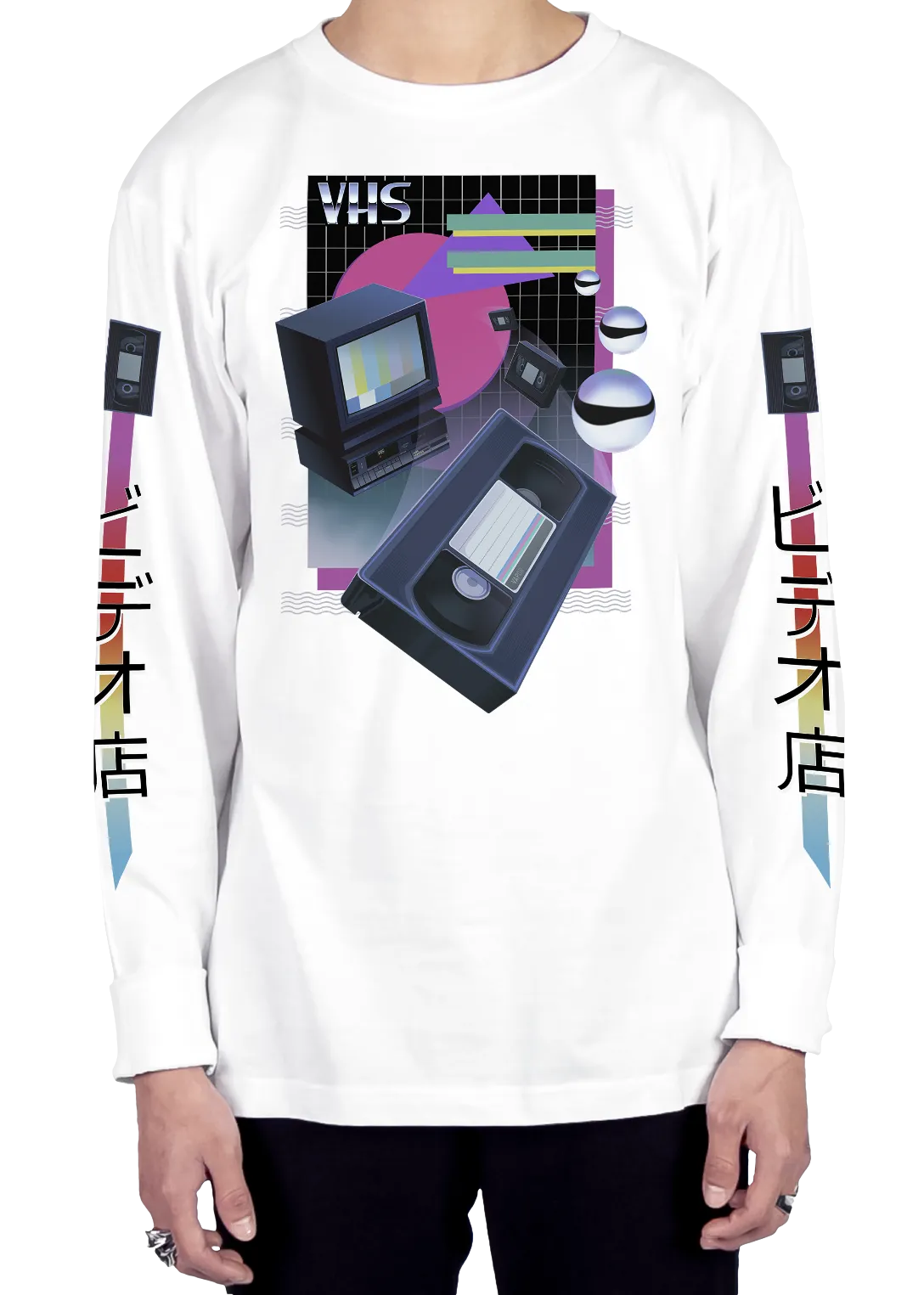 Blank Tape Long Sleeve Tee