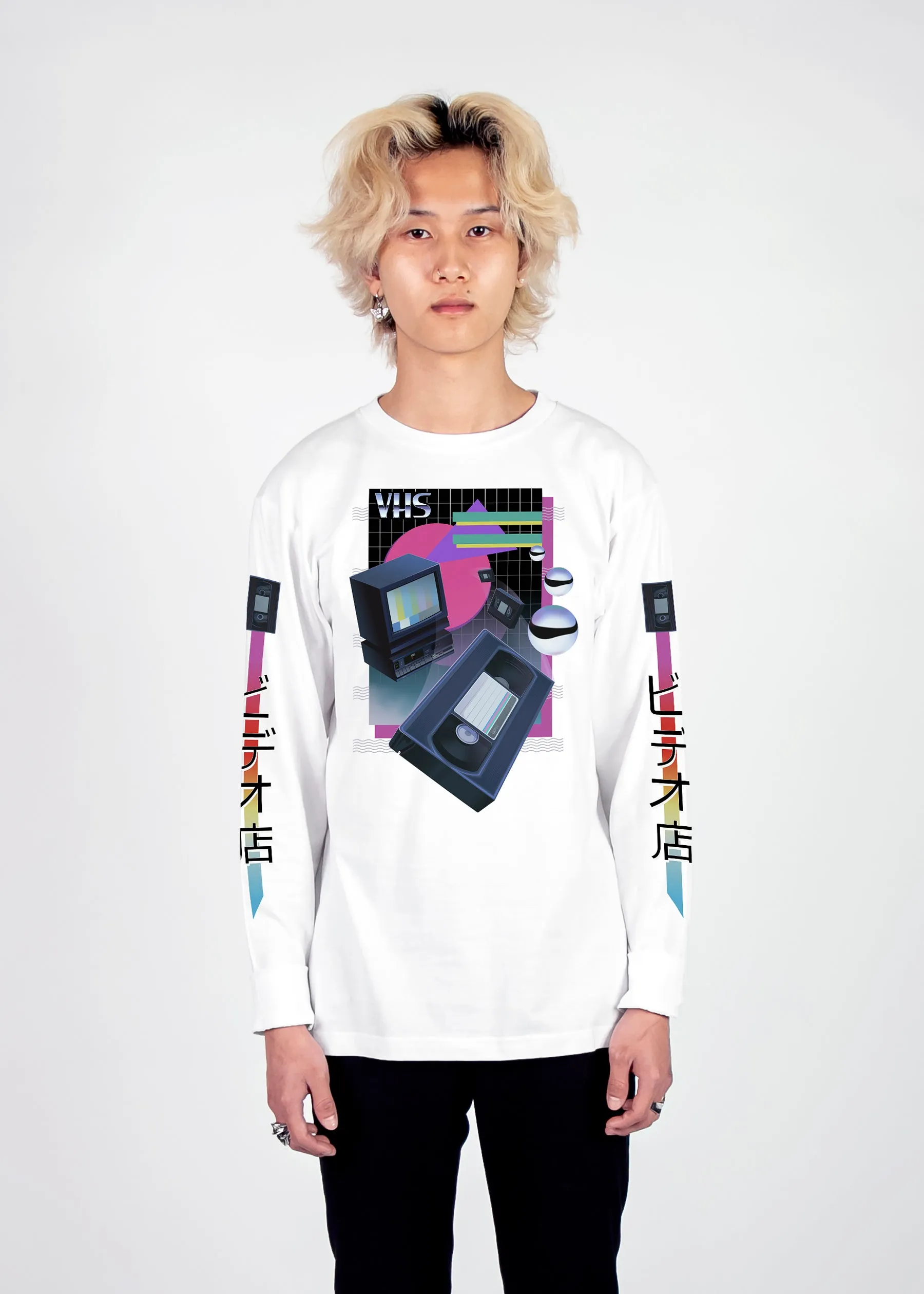 Blank Tape Long Sleeve Tee