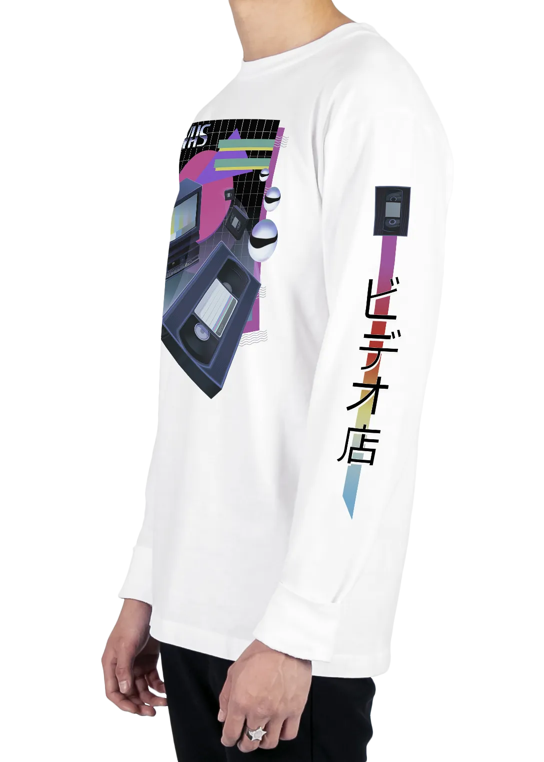 Blank Tape Long Sleeve Tee