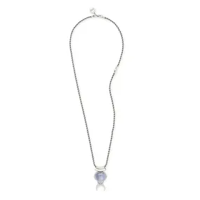 Blue Lace Agate Adjustable Necklace