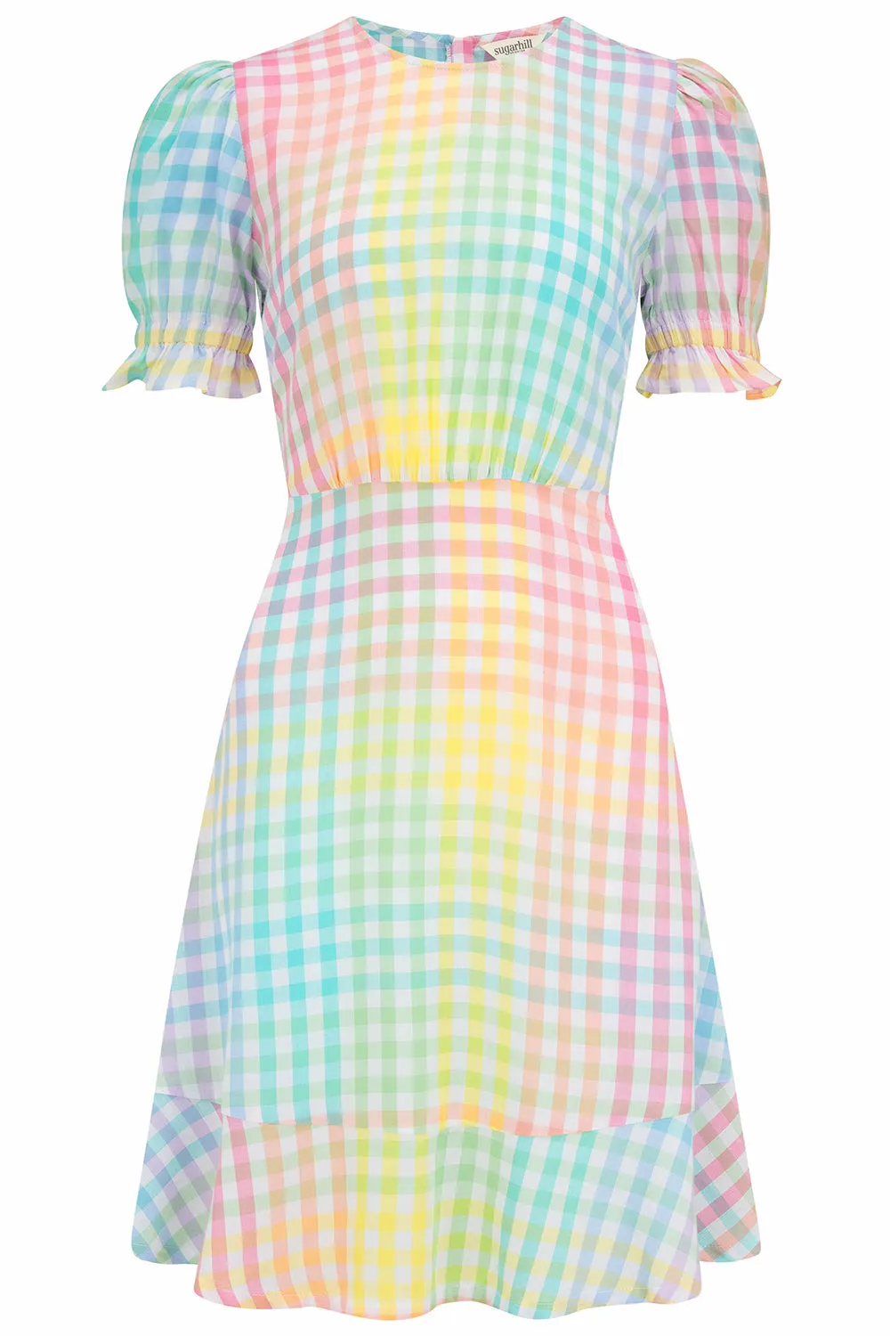 Blyth Mini Dress - Multi, Pastel Gingham