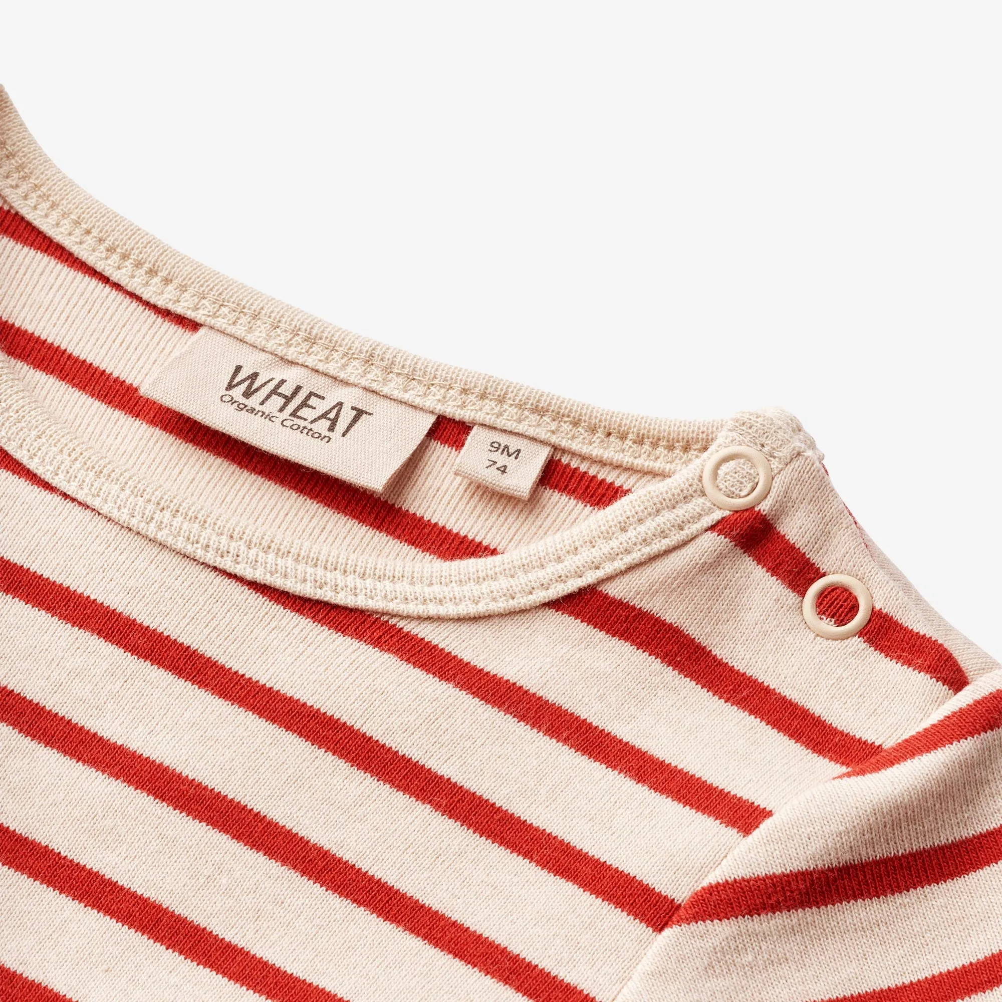 Body L/S Berti | Baby - red stripe