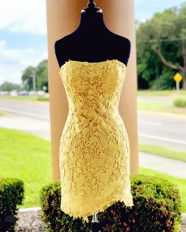 Bodycon Lace Sweetheart Homecoming Dresses