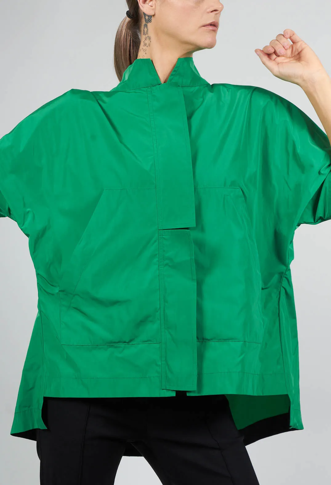 Bolo Jacket in Bright Green