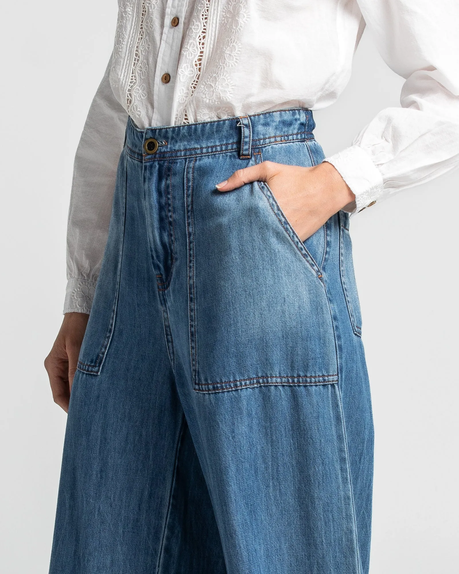 Boom Shankar Brando Pant Washed Denim