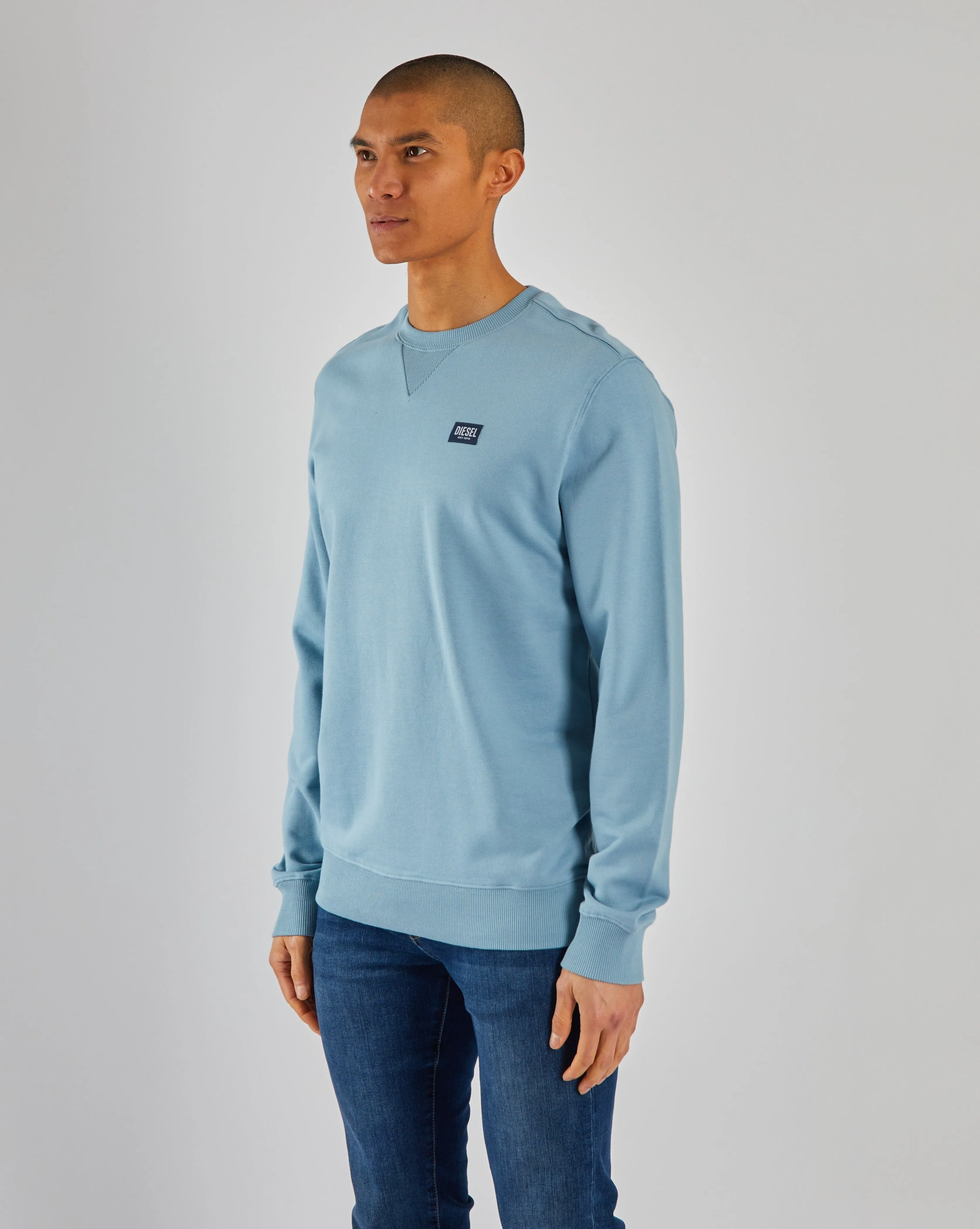 Brandon Sweatshirt Pebble Blue