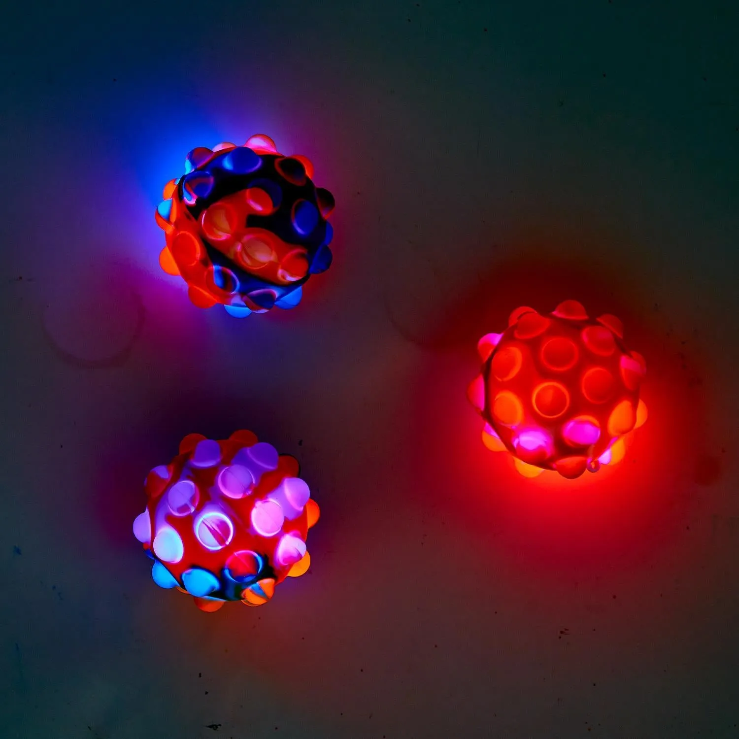 Bubble Pop Light Up Bouncing Popper Ball