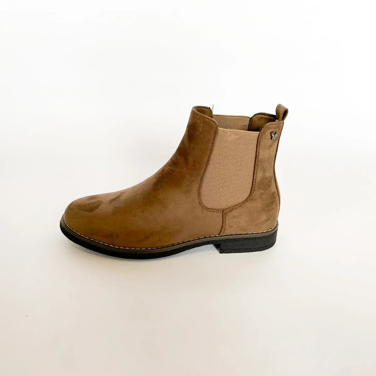 Butterfly Celeste 1 brown short suede boot