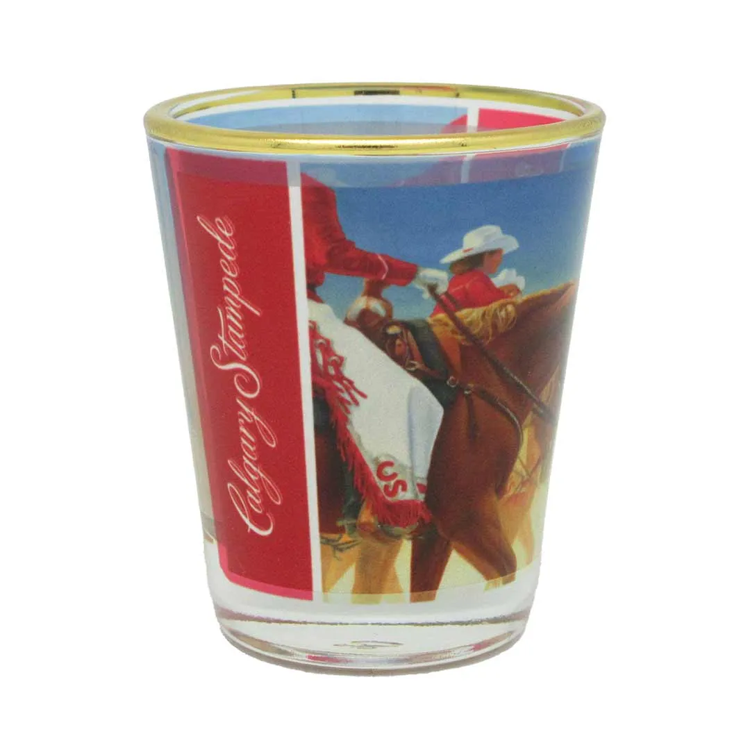 Calgary Stampede 2023 Poster Shot Glass