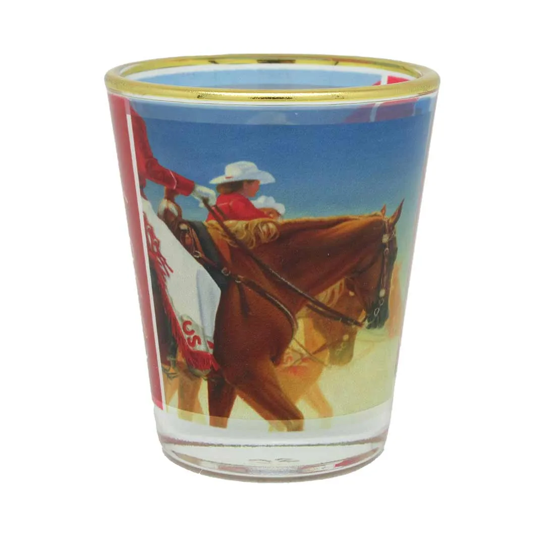 Calgary Stampede 2023 Poster Shot Glass