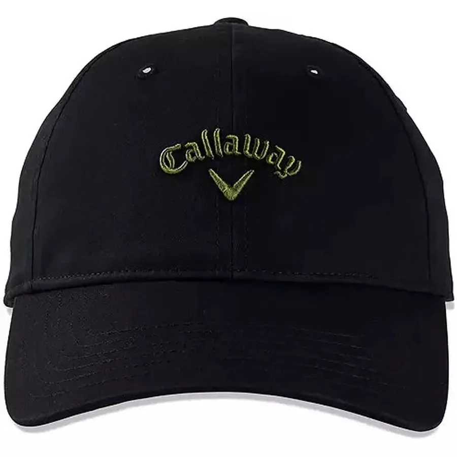 Callaway Men's 2022 Heritage Twill Golf Hat - Black/Green