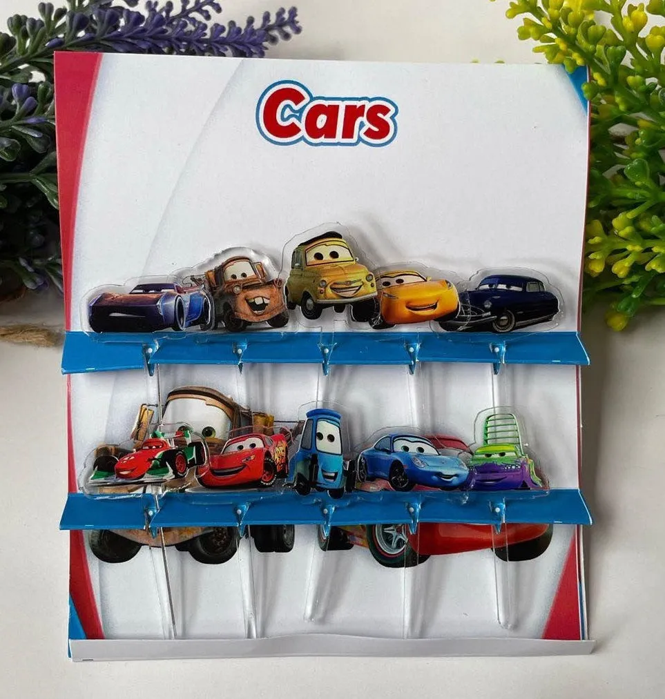 Cars Acrylic Food Picks