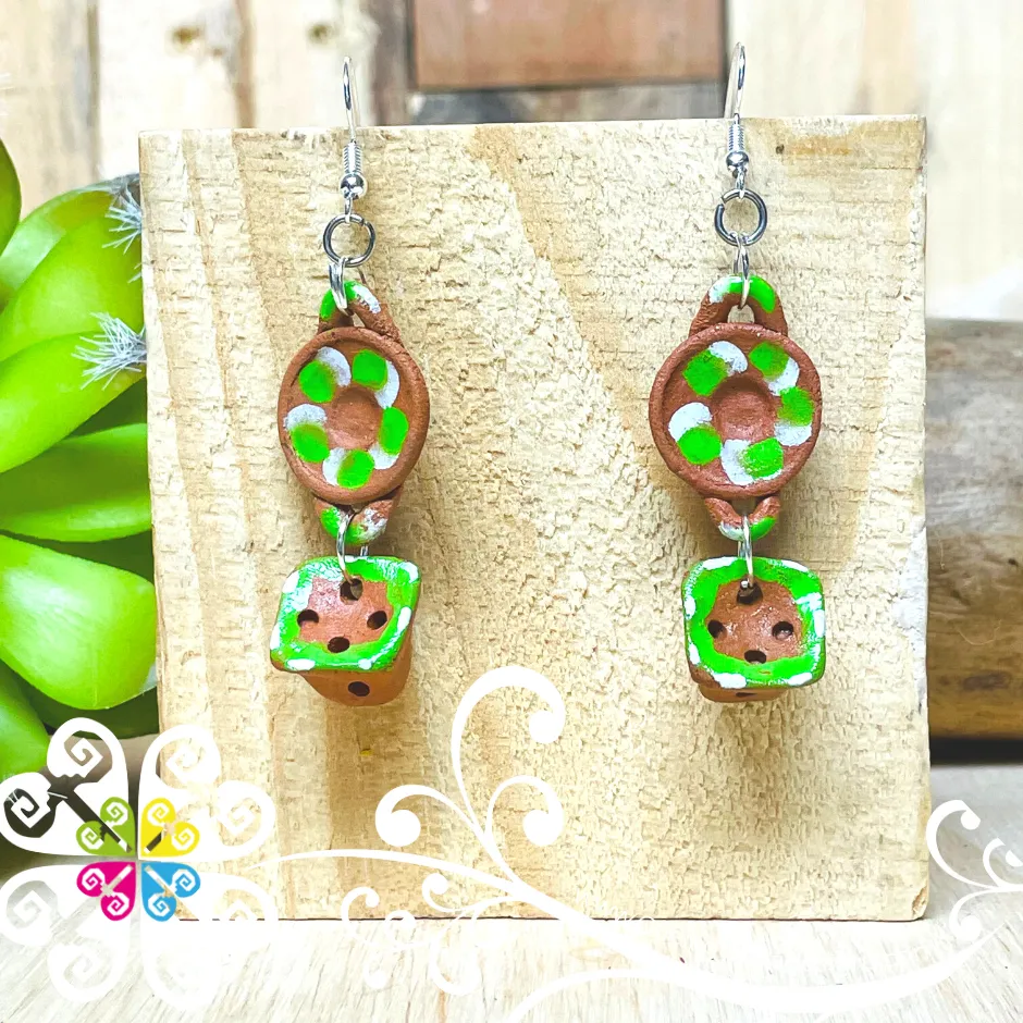 Cazuela with Anafre - Cocinita Clay Earrings