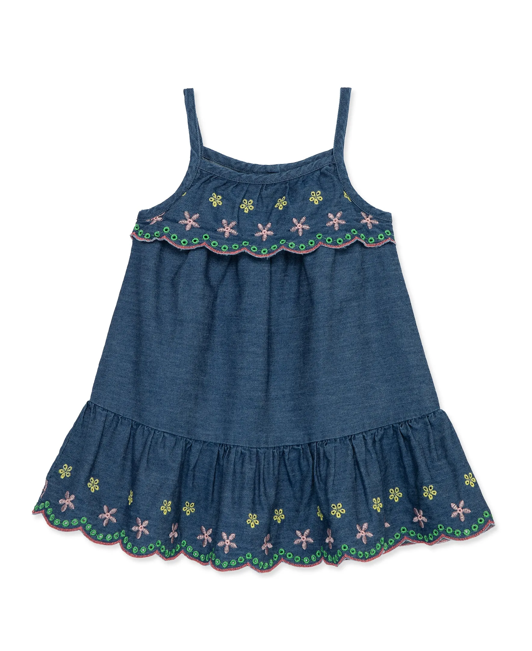 Chambray Woven Sundress with Panty (12M-24M)