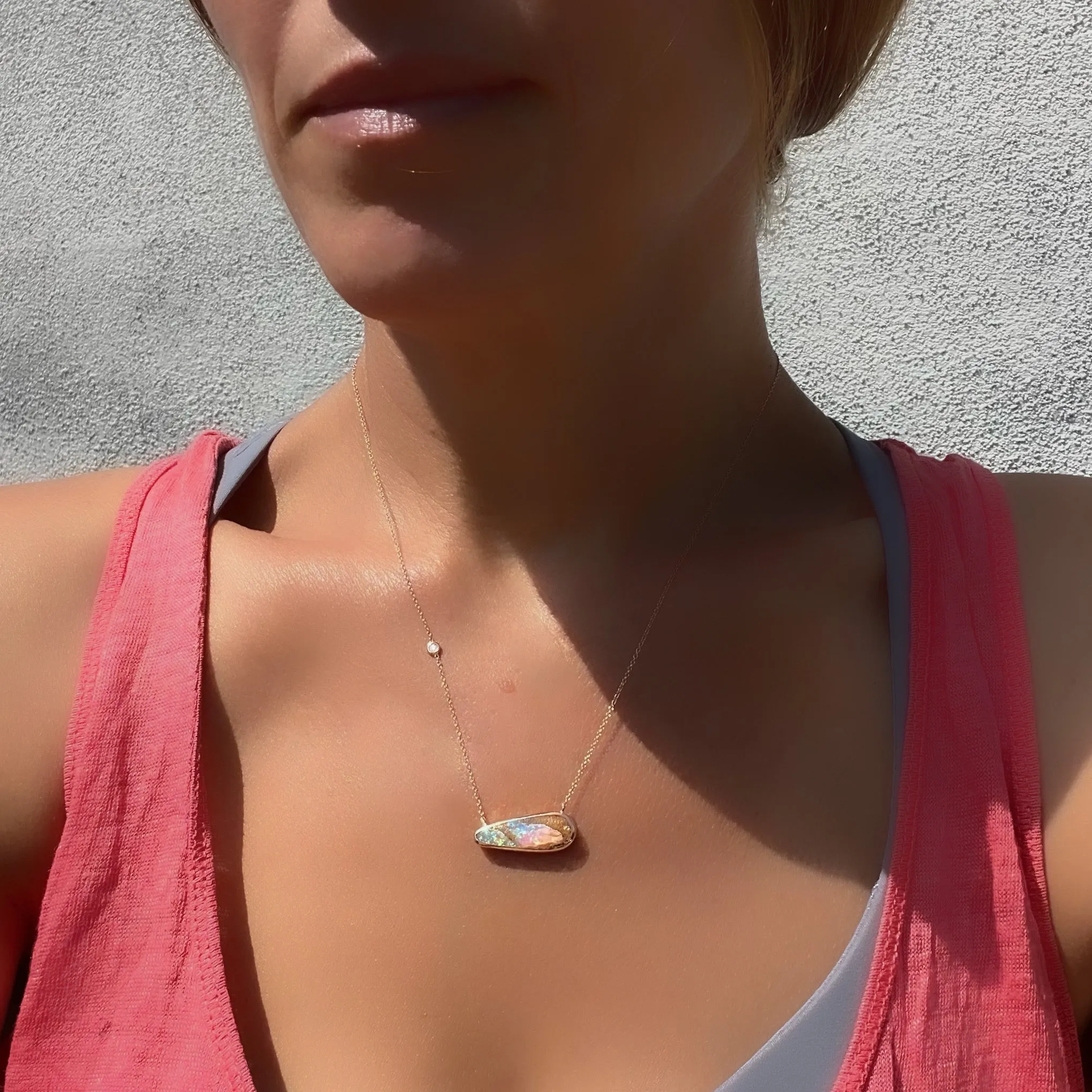 Cloud Nine Dali Australian Opal Necklace