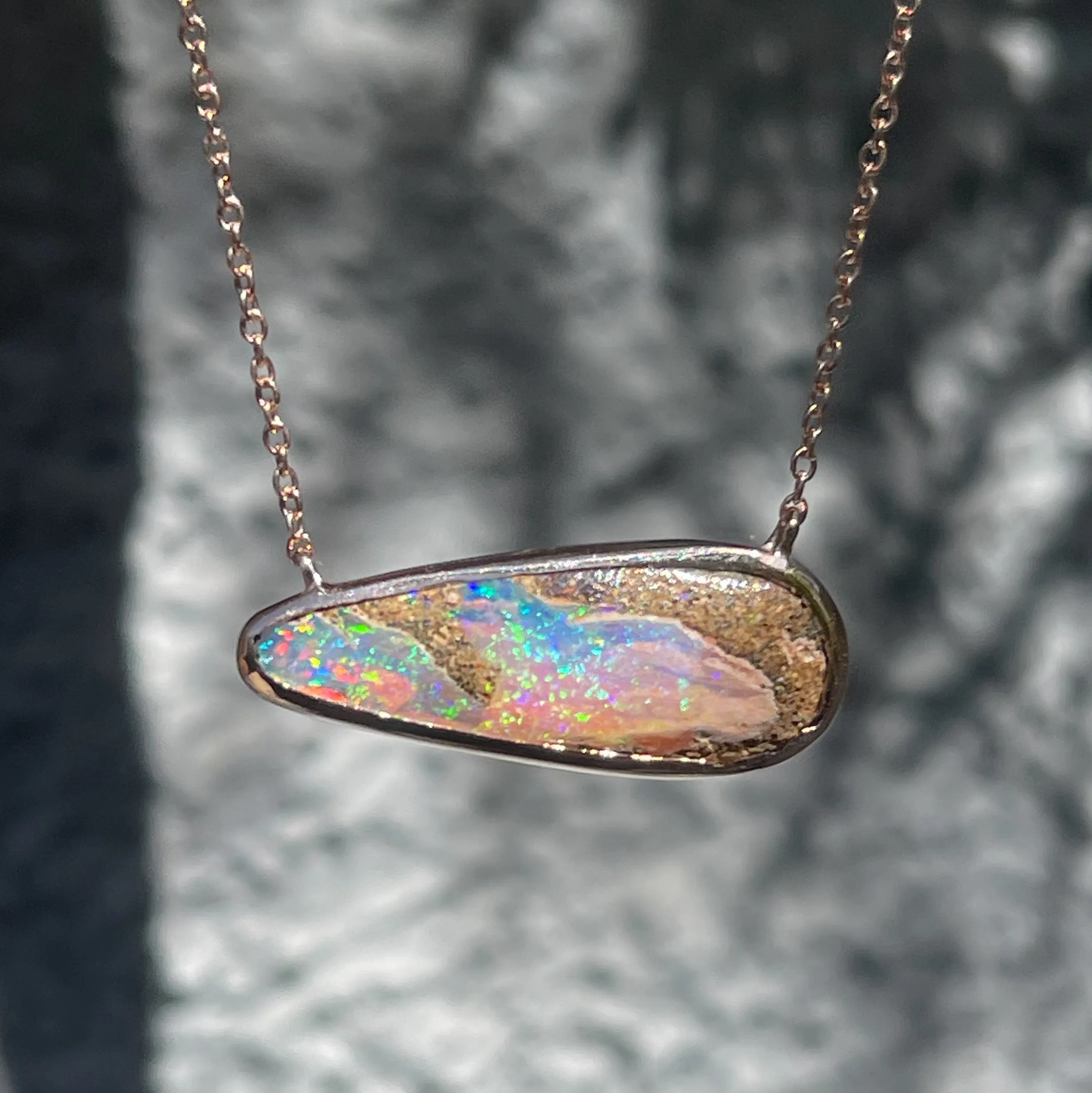 Cloud Nine Dali Australian Opal Necklace