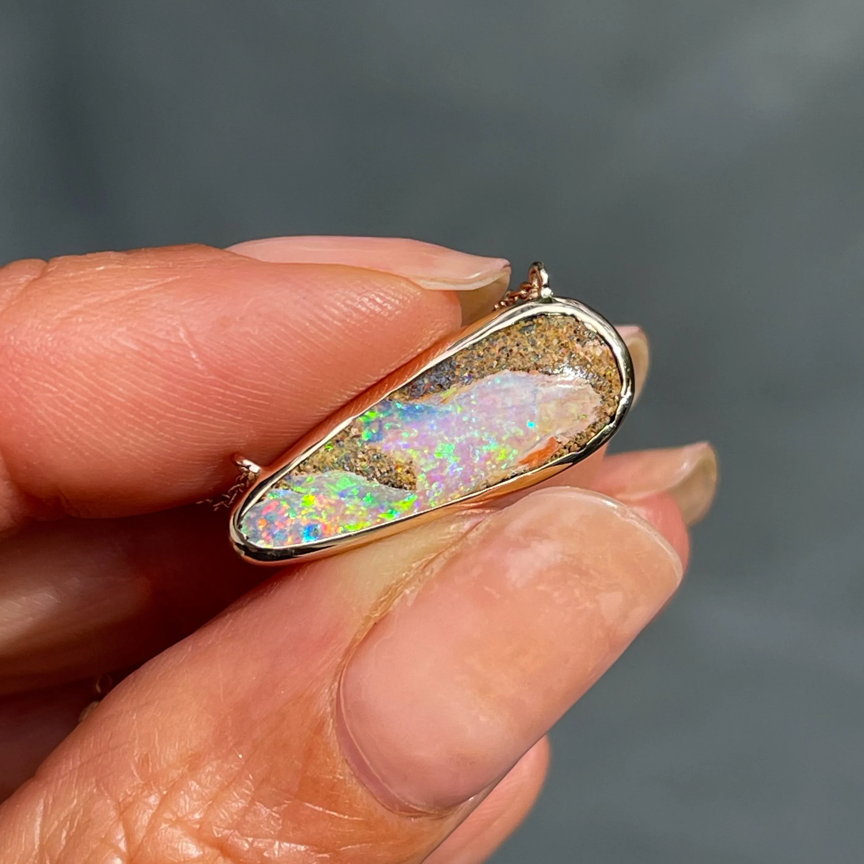 Cloud Nine Dali Australian Opal Necklace