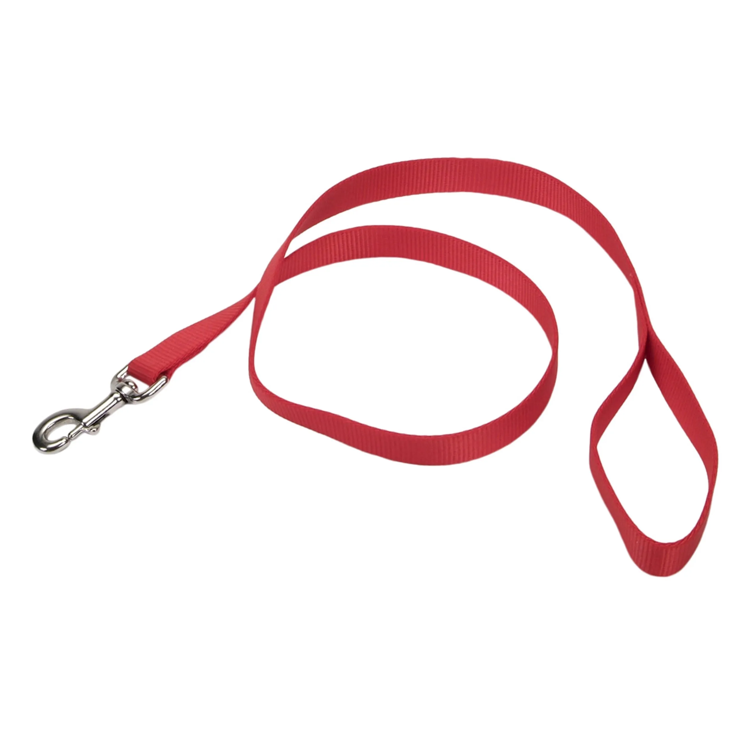 Coastal Single-Ply Dog Leash, Red 5/8 x 6'