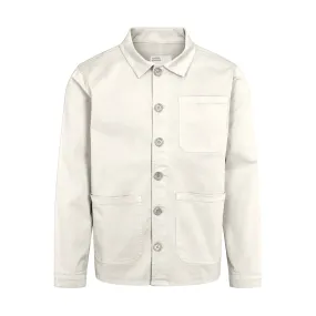 Colorful Workwear Jacket Ivory White