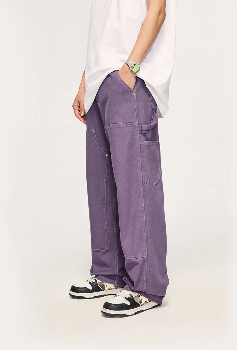 Colour Wash Carpenter Pants