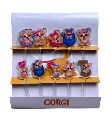 Corgi Acrylic Food Pick