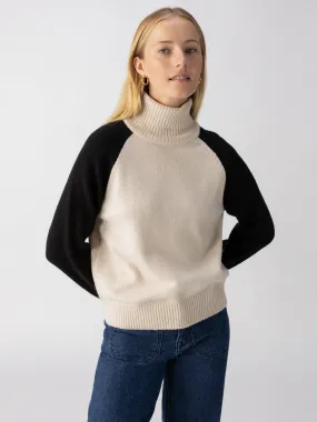 Cozy Day Sweater Toasted Almond Black