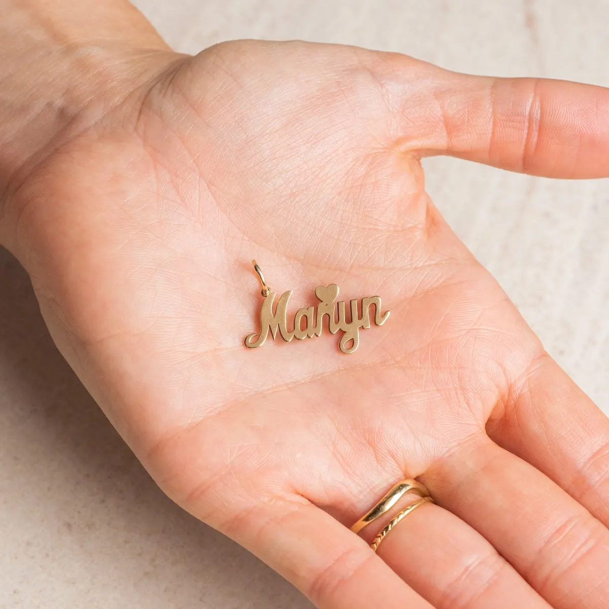 Customizable Nameplate Charm