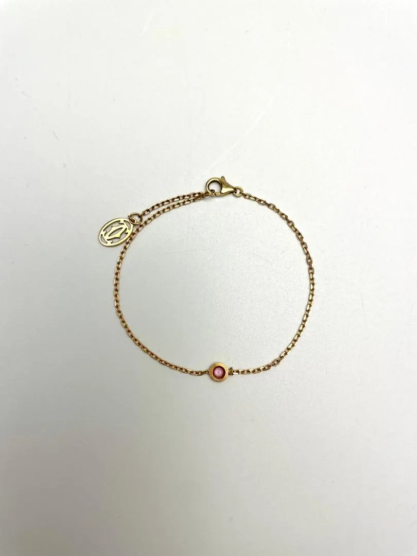 D'Amour Bracelet in Rose Gold/Pink Sapphire