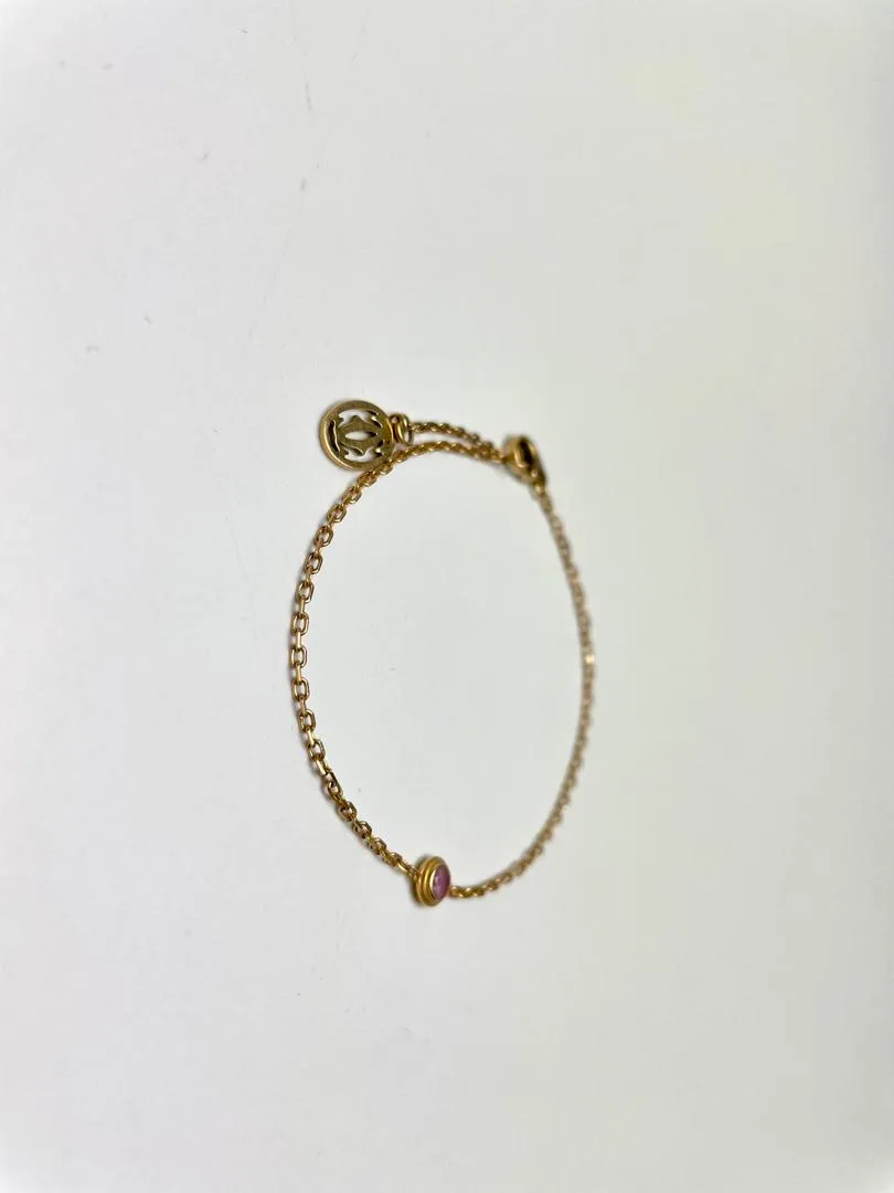 D'Amour Bracelet in Rose Gold/Pink Sapphire