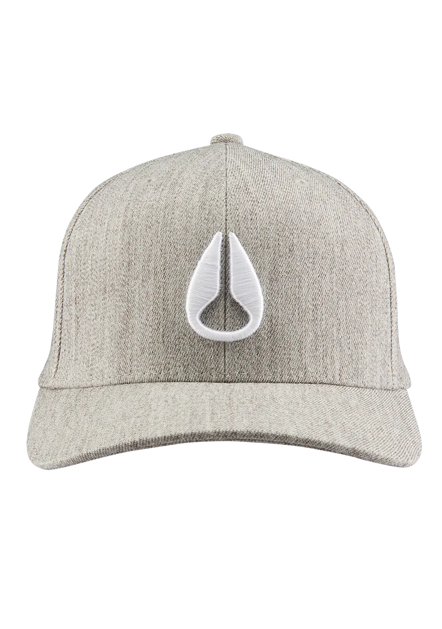 Deep Down Snapback - Heather Gray / White