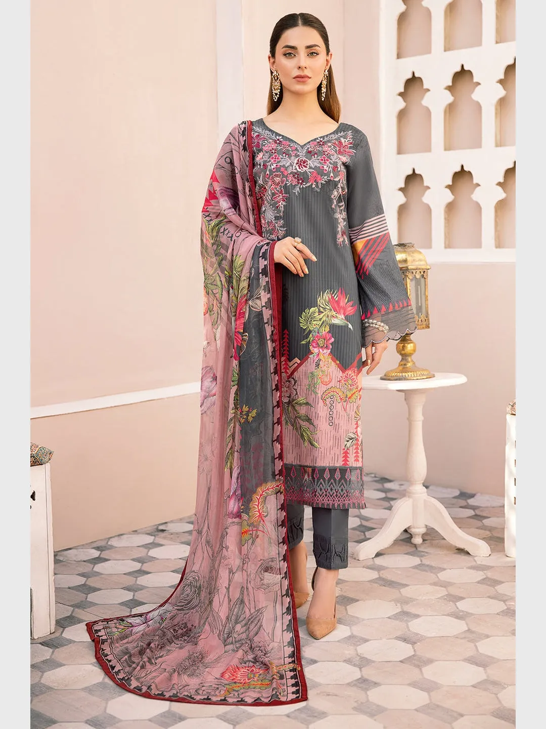 Designer Lawn & Silk Embroidery