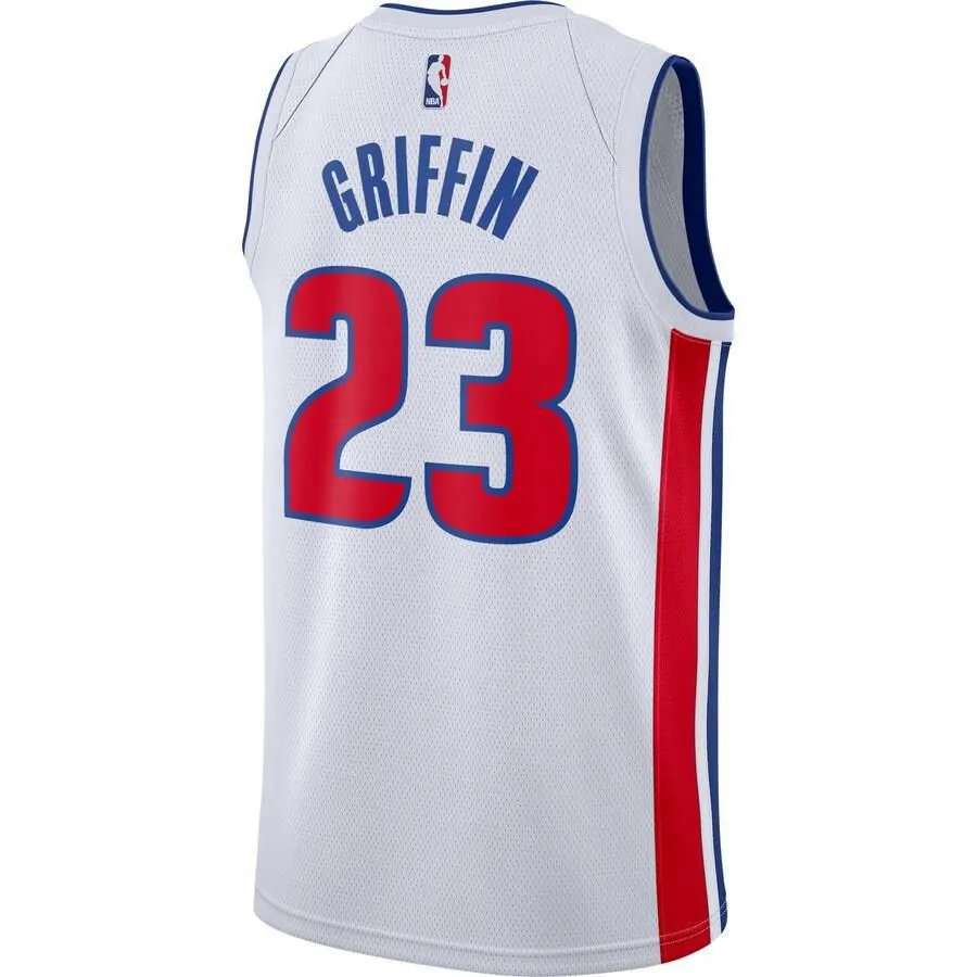 Detroit Pistons Blake Griffin Nike Swingman Icon Jersey Kids - White | Ireland Y4698C1