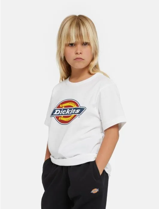 DICKIES - Kids' Icon Logo T-Shirt - WHITE