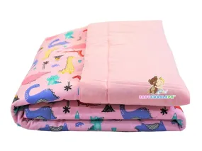 Dino in Pink - Babycuddleph Blanket