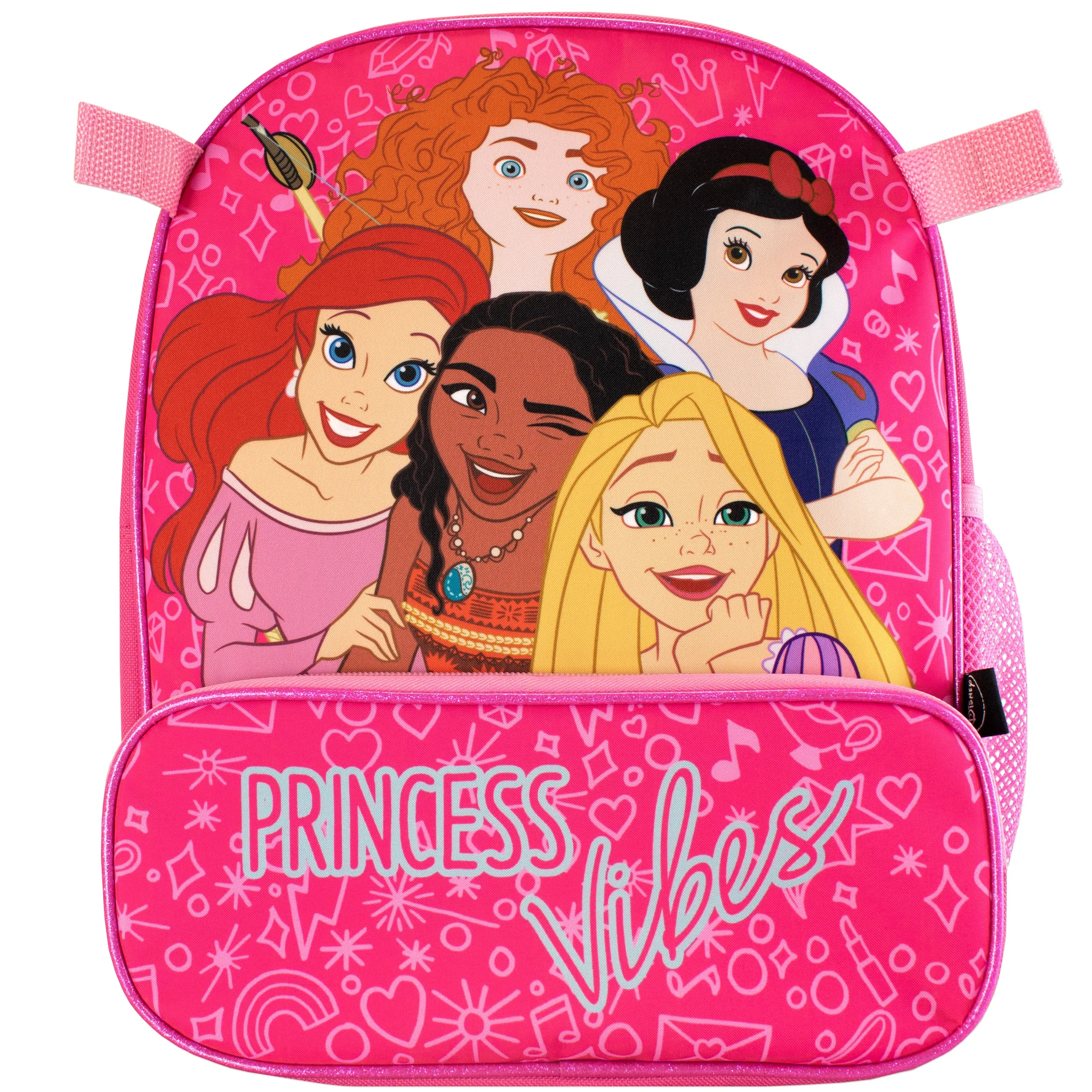 Disney Princess Backpack and Lunch Bag Set