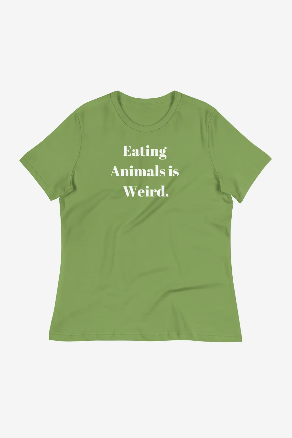 Eating Animals Is Weird Women's Relaxed T-Shirt