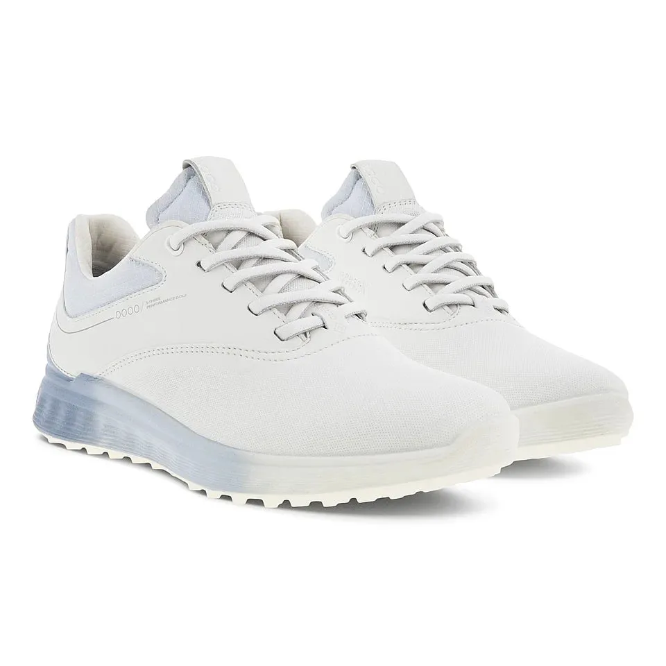 ECCO Chaussures de golf Women GOLF S-THREE Blanche bleu