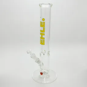 EHLE - Ice Cylinder Glass Bong - Yellow