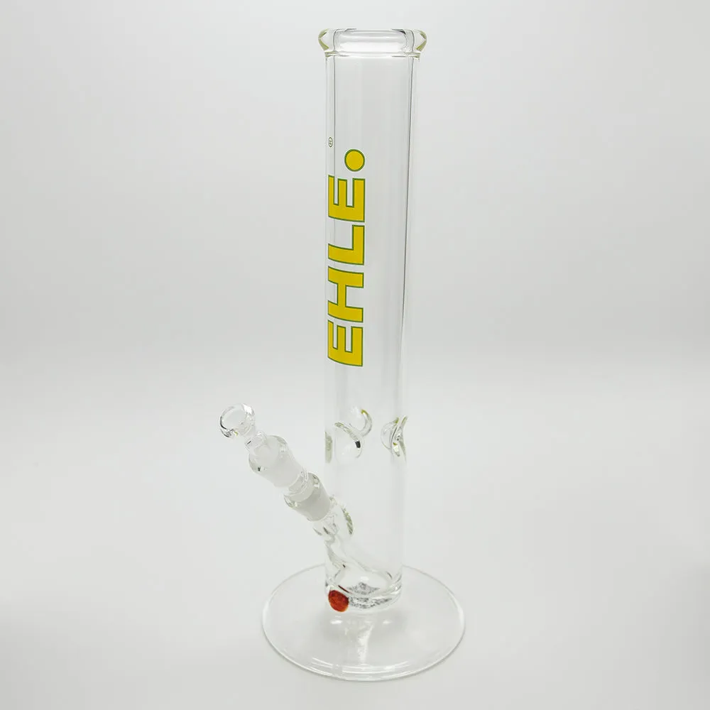 EHLE - Ice Cylinder Glass Bong - Yellow