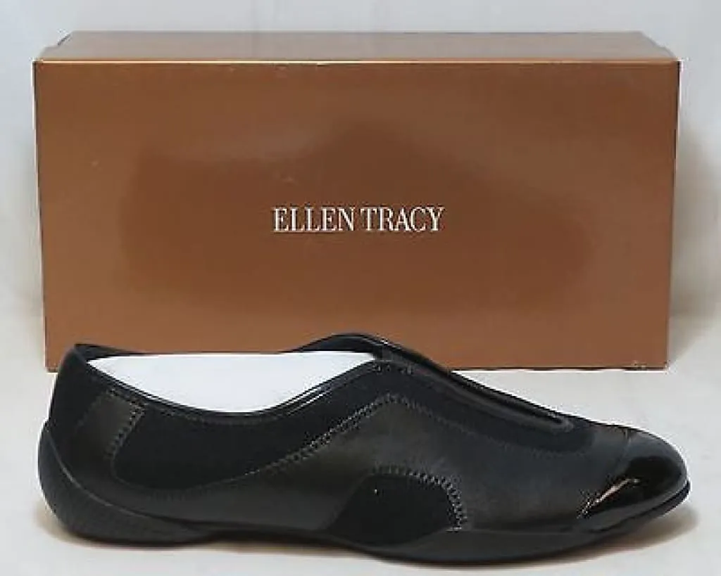 ELLEN TRACY Women's Anna Slip Ons  - Black -