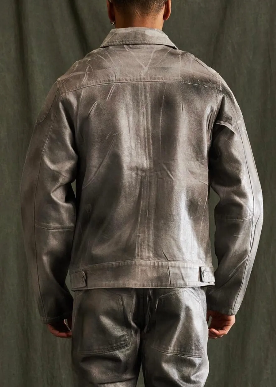 Embellish NYC Karr Grey Resin Jacket