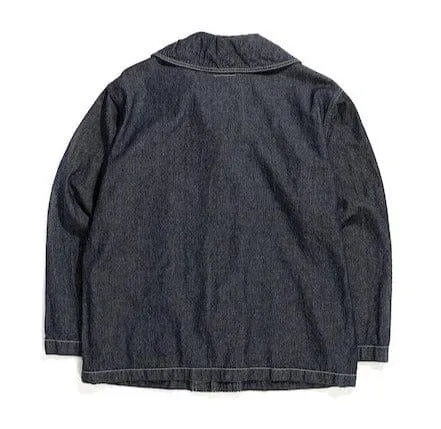 Engineered Garments - Shawl Collar Utility Jacket - Indigo Industrial 8oz Denim