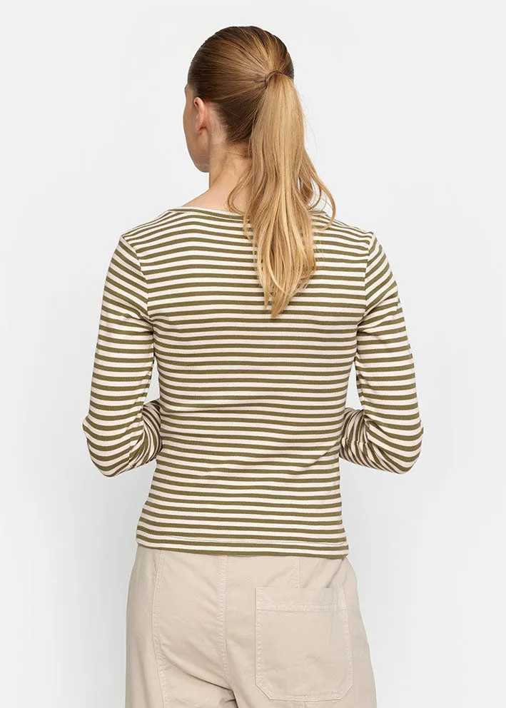 Esmé Studios Blossom Stripe LS T-shirt - Cloud Pink