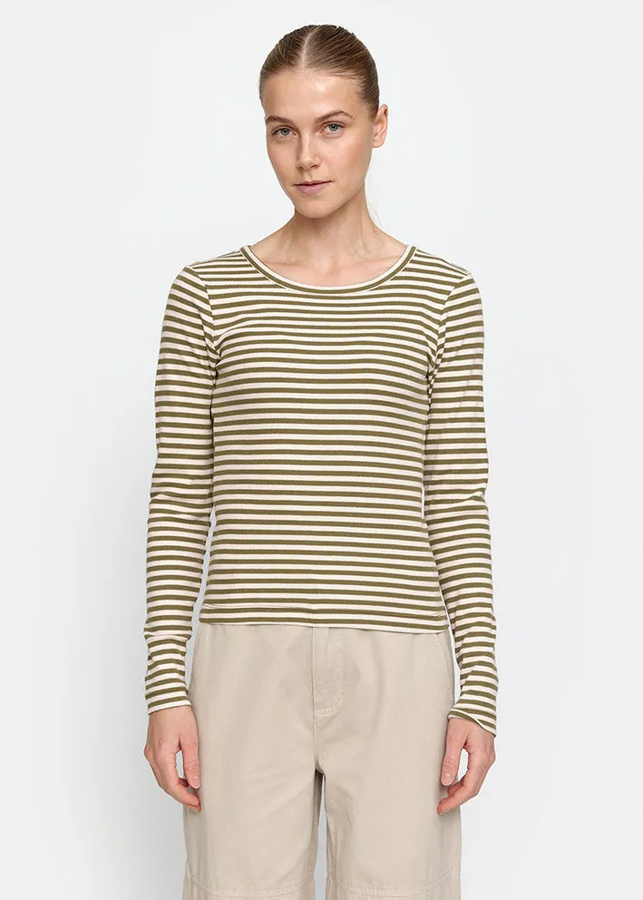 Esmé Studios Blossom Stripe LS T-shirt - Cloud Pink