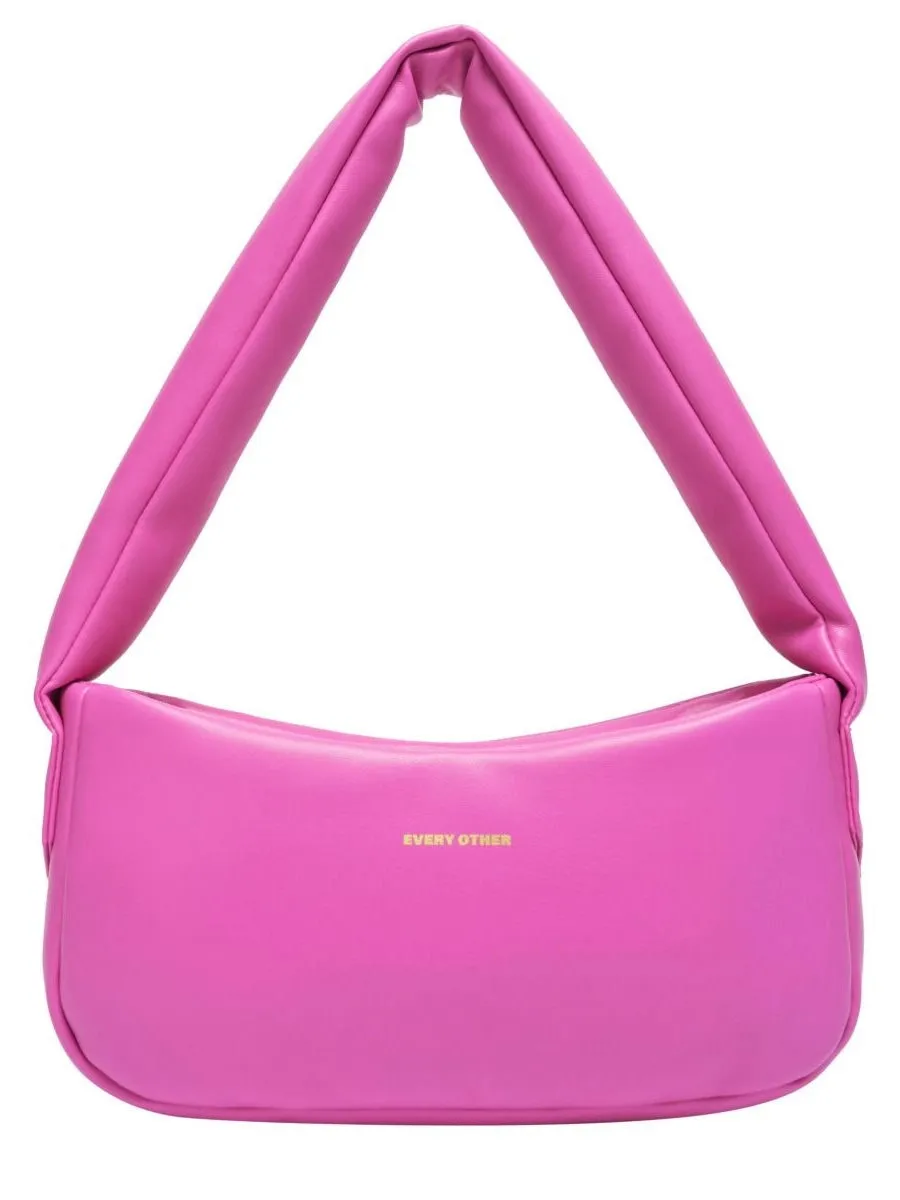 Every Other Small Slouch Shoulder Bag - Fuchsia